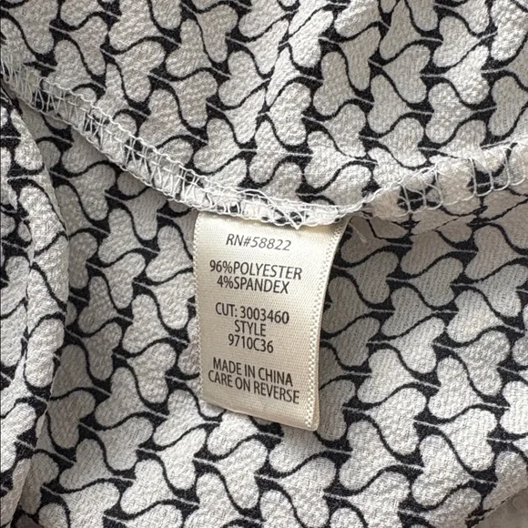 Max Studio V Neck Waist Romantic Tie Blouse Medium - Picture 9 of 9